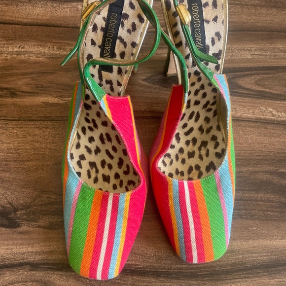 Colorful Roberto Cavalli Heels - Picture 2 of 4